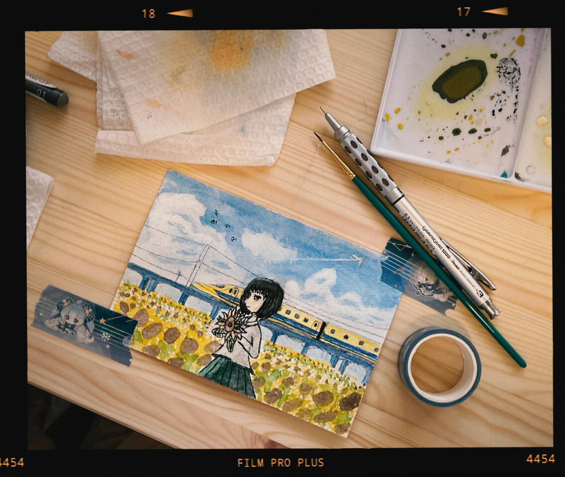 Sunflower and Dr. Yellow